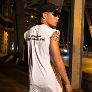 OG Oversized Muscle Tee – White