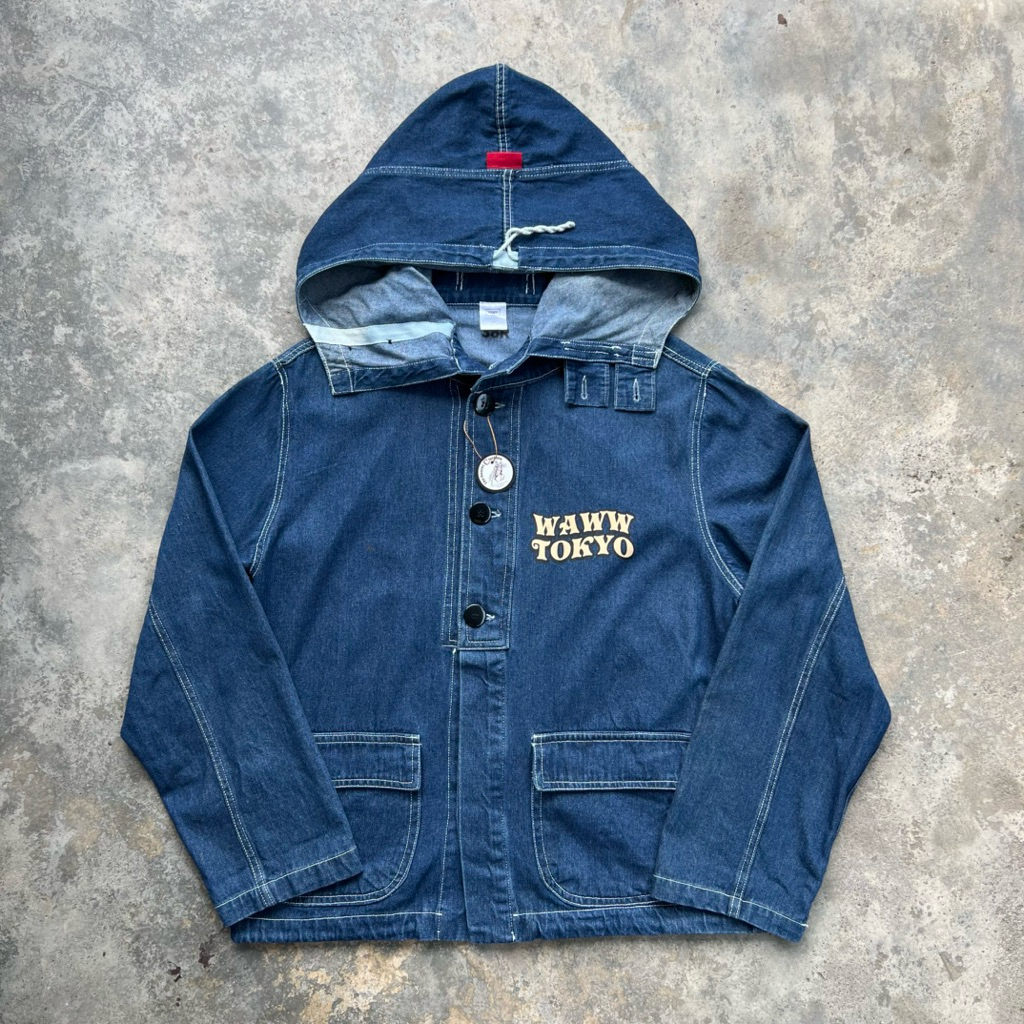 WAWW TOKYO US Military TYPE U.S.NAVY WW2 Gun Crew Hoodie MADE IN JAPAN 🇯🇵
