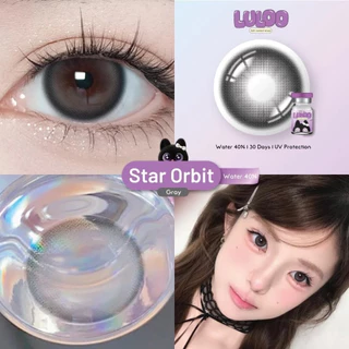 คอนแทคเลนส์ (ตาโต) รุ่น 💜 Star Orbit 💜 เลนส์ตากลมปุ๊กปิ๊ก น่ารัก ราย1เดือน LULOO