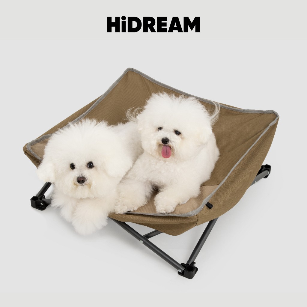 HiDREAM เตียงพับสัตว์เลี้ยง Pet Foldable Bed ยกสูงกันชื้น 20 ซม. ฐานมั่นคง พับเก็บง่าย