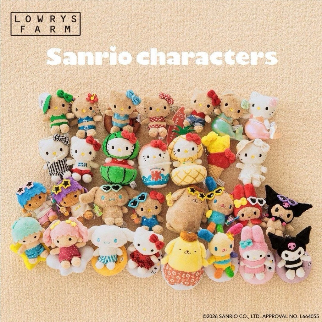 พร้อมส่ง/ของแท้ Hello Kitty x Lowrys Farm items