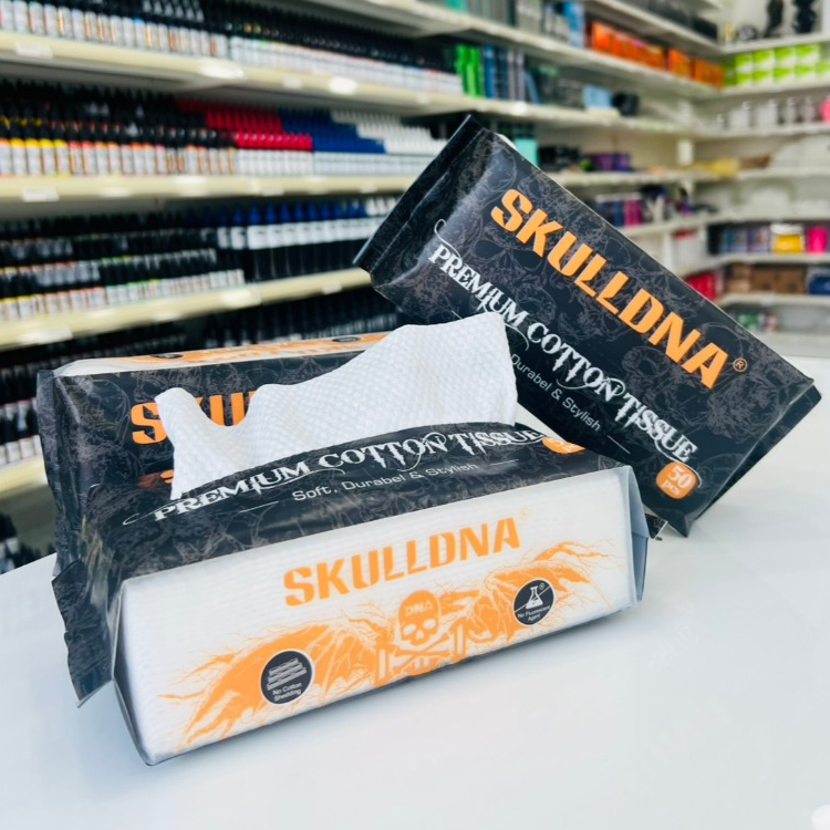 ผ้าเช็ดแห้ง Skulldna Premium Cotton Tissue