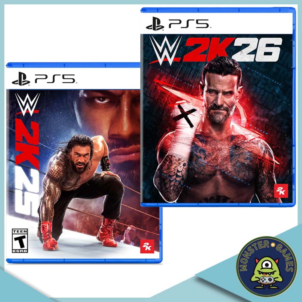 WWE 2K25 , WWE 2K26  Standard edition Ps5 Game แผ่นแท้มือ1!!! (WWE2K25 Ps5)(W2K25 Ps5)(W2K 2026 Ps5)