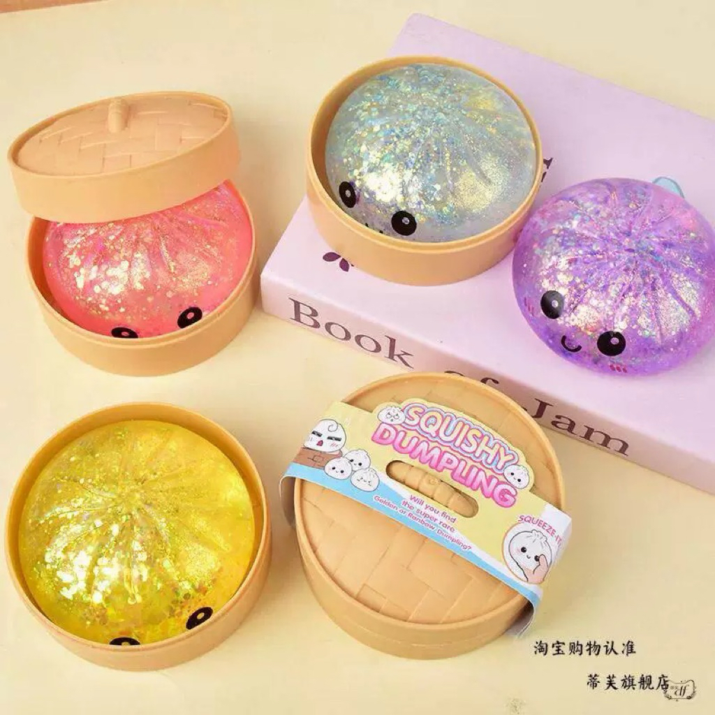 (พร้อมส่ง)ซาลาเปาสุ่ม แบบสุ่มสี สกุชชี่ นุ่มนิ่ม ของเล่น ผ่อนคลาย ชุดDIY สไลม์