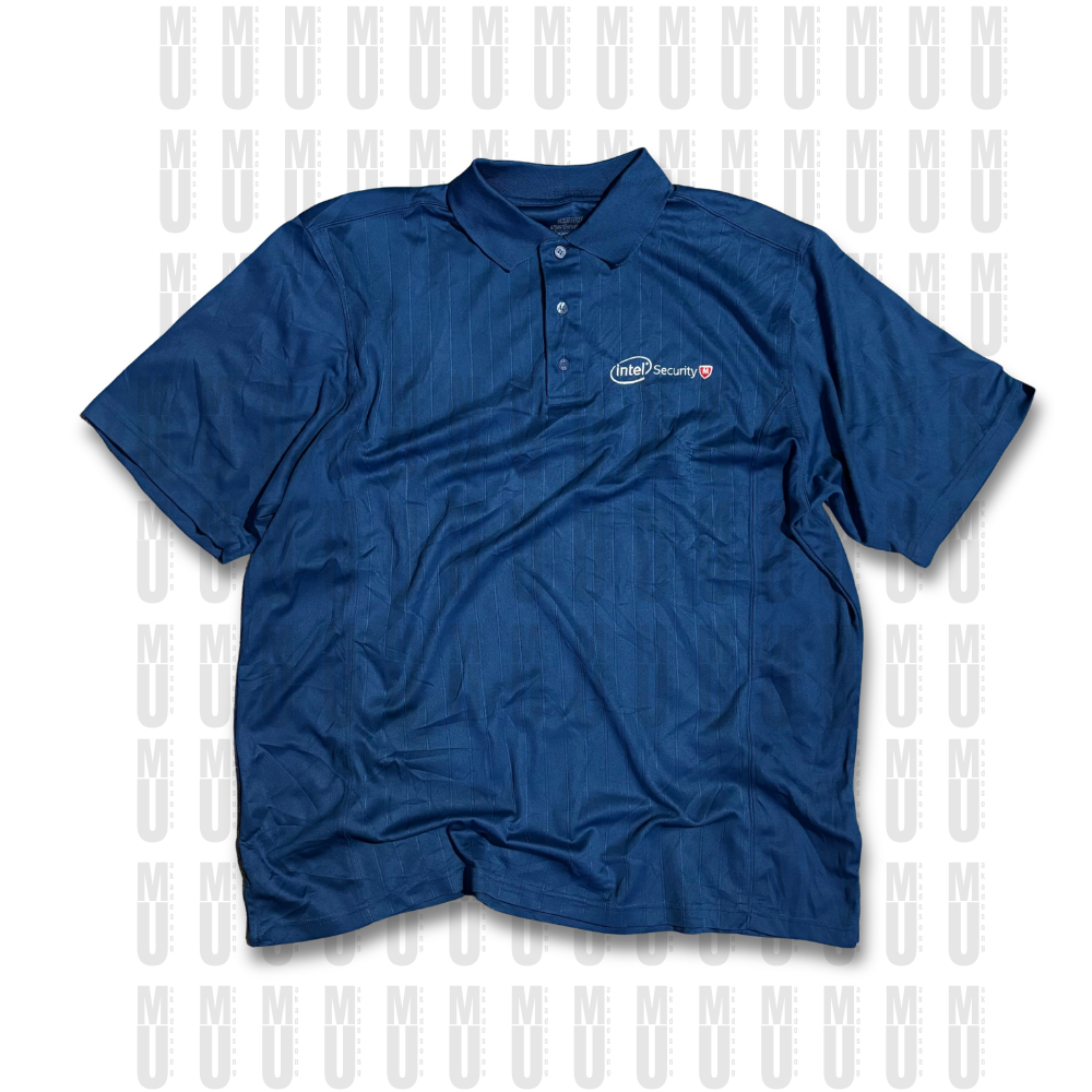 Polo shirt Intel Security - เสื้อโปโลสายสะสม แฟนตัวยง Intel