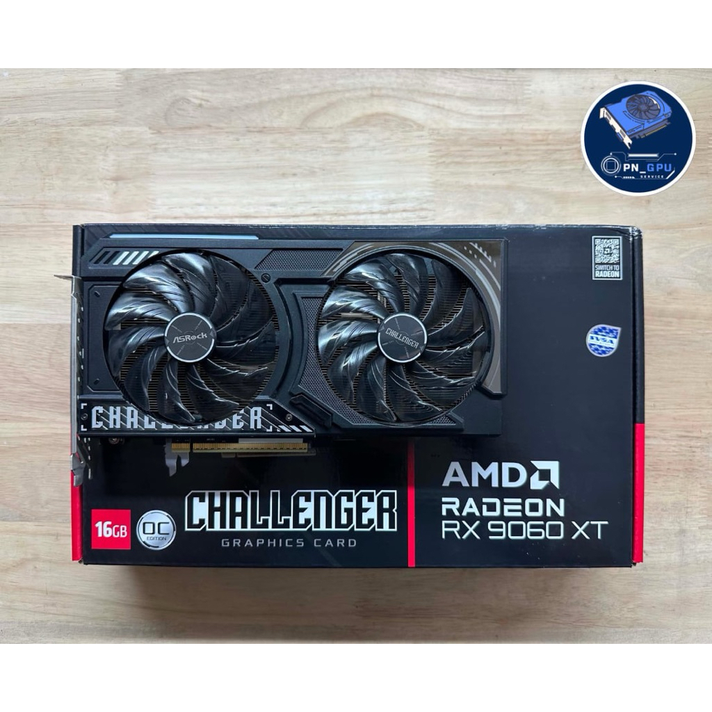 การ์ดจอ AMD RADEON RX9060XT 16GB มีประกันหลายรุ่น