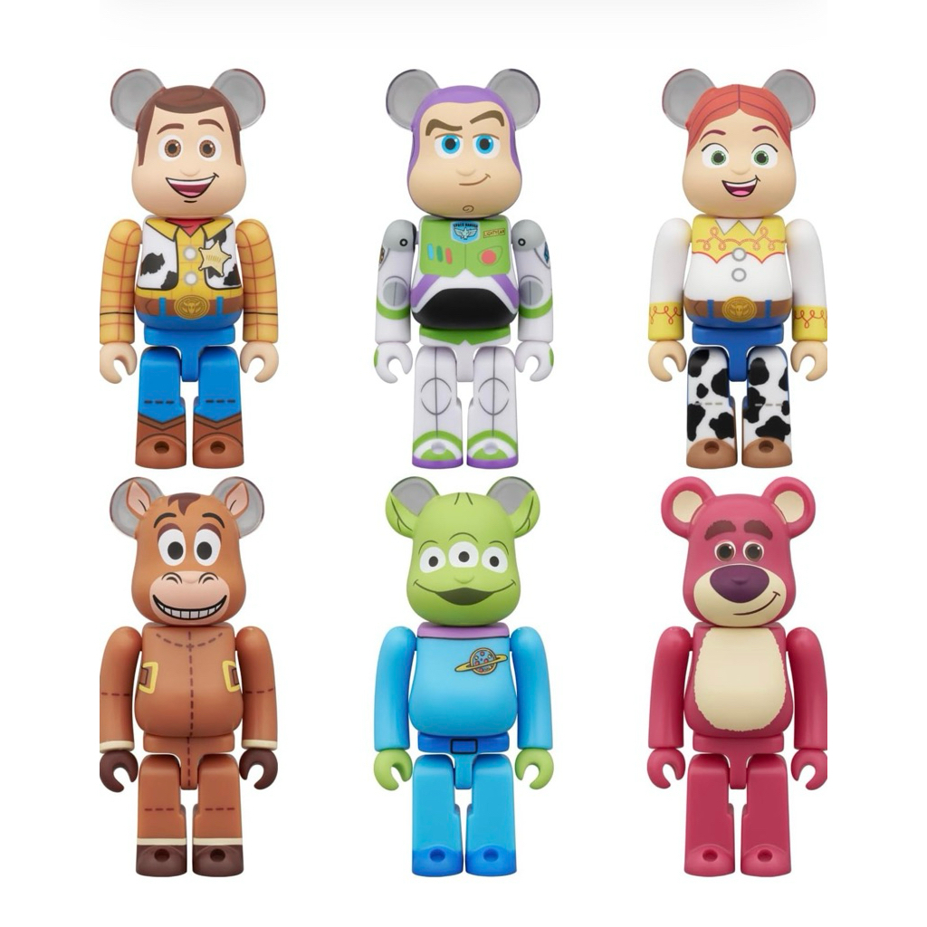 พร้อมส่งที่ไทย ✅ Bearbrick Toy Story 100% (2.8นิ้ว) ของแท้จากญี่ปุ่น มีแบบจุ่ม / เลือกตัว Be@rbrick