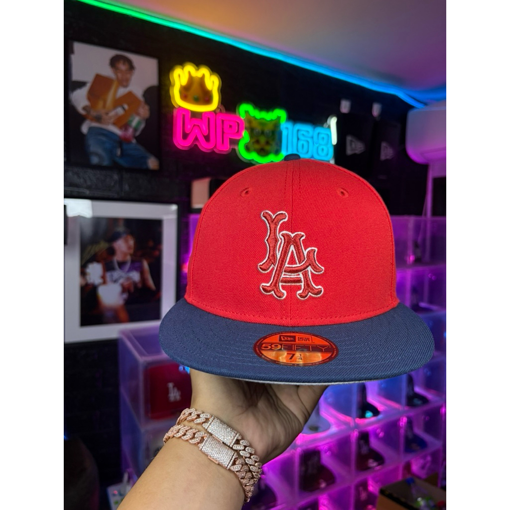 New Era Los Angeles Angels 59FIFTY Cap Size7 1/4 (57.7 cm.)⚾️❤️🖤