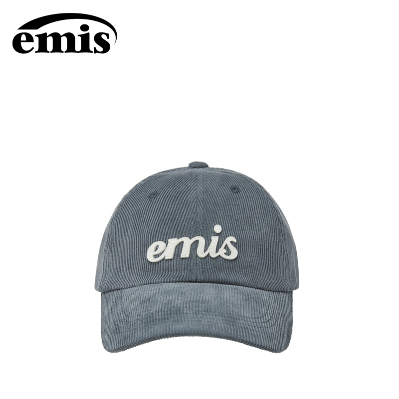 『 EMIS 』🇰🇷EMIS APPLIQUE BALL CAP-   NAVY/RED/LIGHT BLUE หมวกเบสบอลปักตัวอักษรด้วยมือ