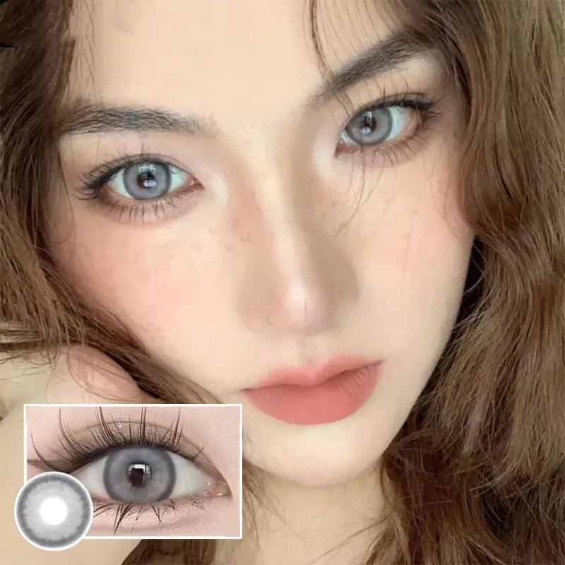 （COD）0.00-2.50คอนแทคเลนส์สี 1 คู่/คอนแทคเลนส์/คอนแทคเลนส์รายวัน/คอนแทคเลนส์รายปี/คอนแทคเลนส์สีเทา/คอ