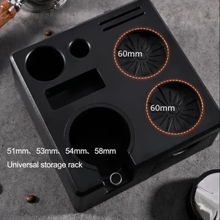 กาแฟ Tamping Station Tamper Holder 51/53/58 มม.ABS ฐานผู้ถืออุปกรณ์เสริมกาแฟอเนกประสงค์