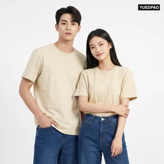 Yuedpao Ultrasoft Non-Iron (Unisex) - Round Neck เสื้อยืดคอกลม สีพื้น ผ้านุ่ม ใส่สบาย ไม่ย้วย ไม่ต้องรีด Set Earth Tone