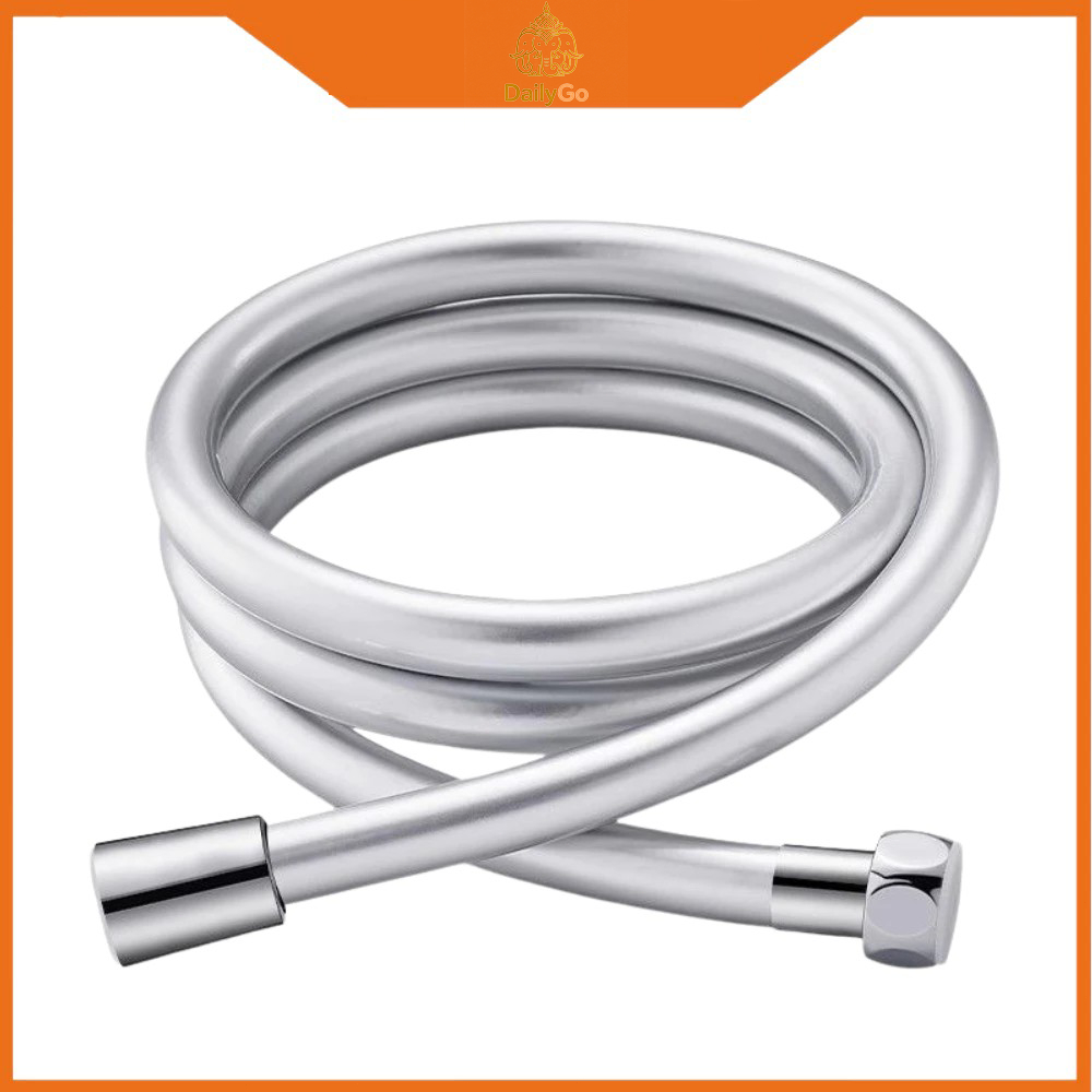 🔥ถูกที่สุด🔥 มาดามก๊อก สายฝักบัวอาบน้ำ สายPVC สีเงา น๊อตทองเหลือ