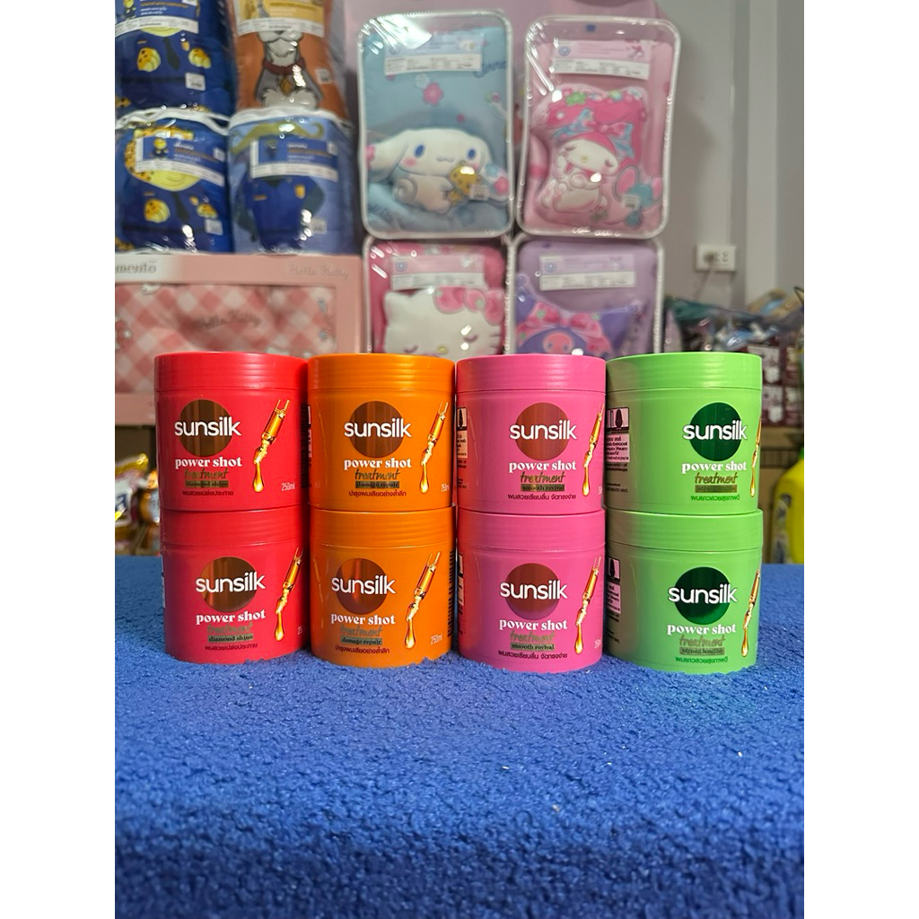 [ 1 กระปุก] ซันซิล พาวเวอร์ชอต ทรีทเม้นต์ (Sunsilk Power Shot Treatment) ขนาด 250 มล. ทรีทเม้นต์บำรุงผมสูตรเข้มข้น