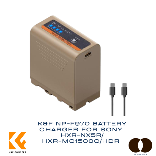 K&F NP-F970 Battery Charger for Sony HXR-NX5R/HXR-MC1500C/HDR (สนใจติดต่อสอบถาม)