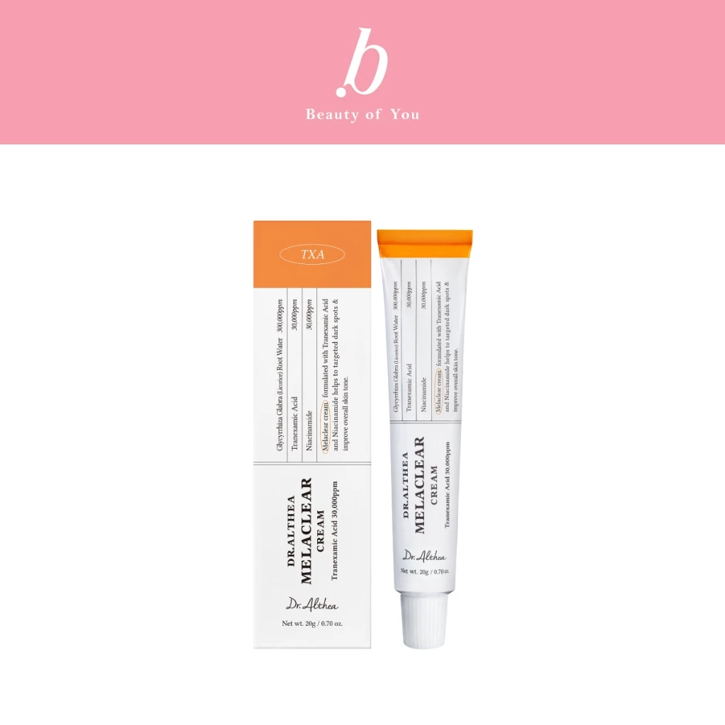 DR.ALTHEA MELACLEAR CREAM 20G ครีมเมลาเคลียร์ แก้ปัญหาผิวหมองคล้ำ และจุดด่างดำ