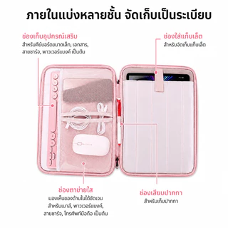 กระเป๋าใส่ ไอแพด แท็บเล็ต ไนลอนกันน้ำ 11/13 นิ้ว ไอแพด/Tablet/Notebook/Macbook ไม่มีสาย COD