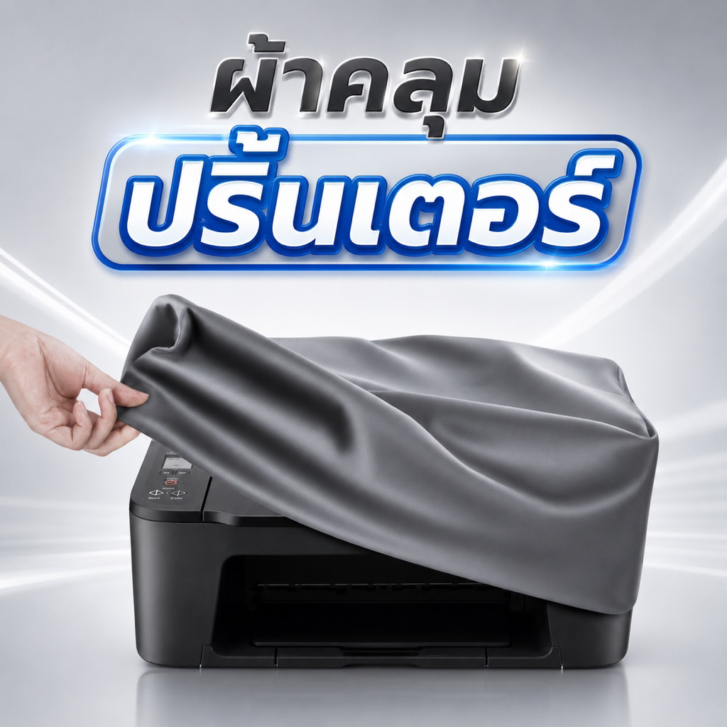 ผ้าคลุมปริ้นเตอร์ ใช้ได้กับทุกรุ่น ทุกยี่ห้อ| ยืดอายุการใช้งาน | กันฝุ่นดี กันน้ำเยี่ยม | รับประกัน