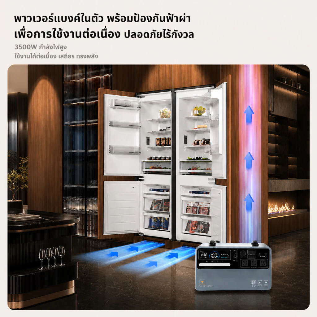 Hope Sesame Power Station 600W 1000W เครื่องสำรองไฟ thumbnail 3