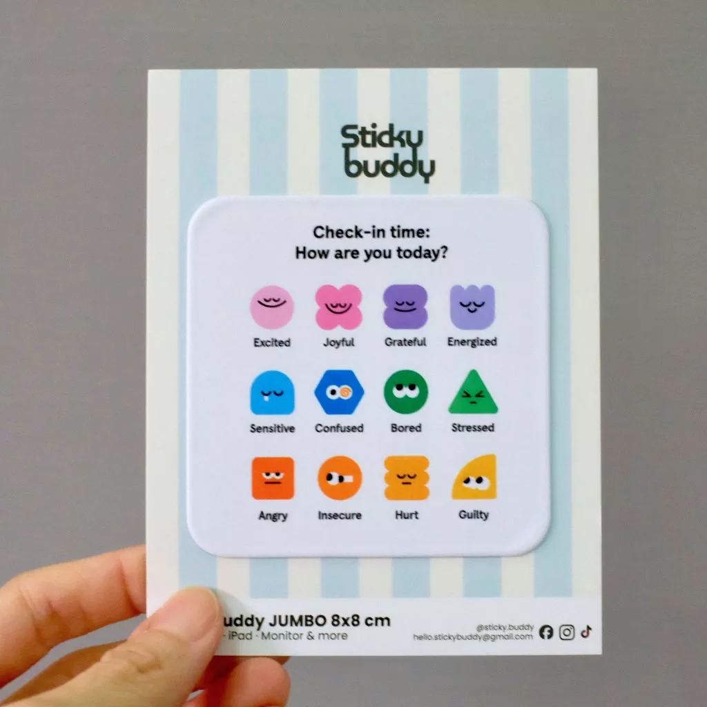 StickyBuddy ที่เช็ดหน้าจอแบบติดได้สำหรับมือถือ โน๊ตบุ๊ค Gadget และเลนส์ thumbnail 4