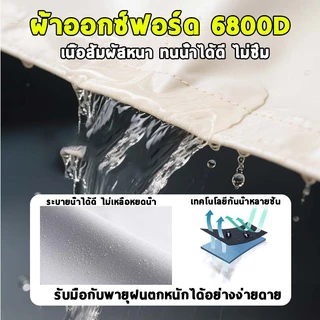 RAKUNO ผ้ากันแดด ผ้าใบกันแดด เต็นท์หลังคา งานกันแดด ใช้งานในสวน สนามหญ้า 97% หลังคาบังแดดกลางแจ้ง