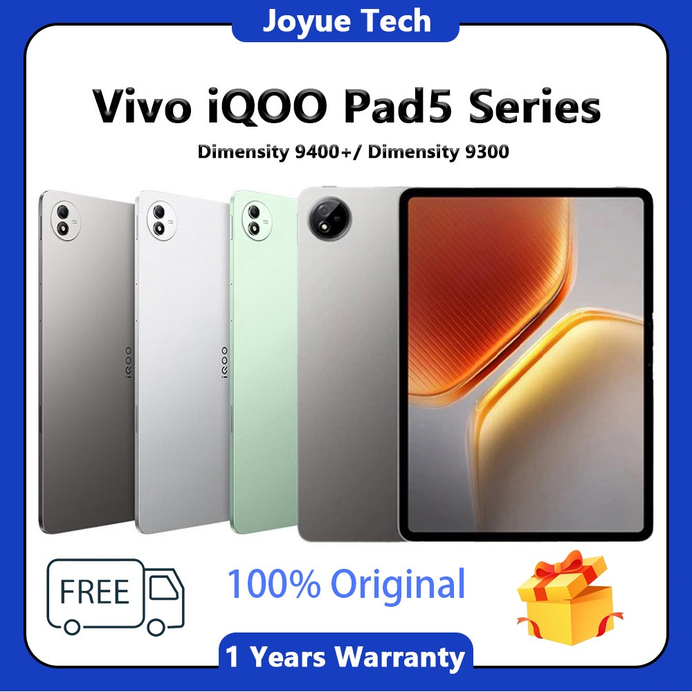 Vivo iQOO Pad5 Pro Dimensity 9400+ iQOO Pad5 Dimensity 9300 iQOO Pad 5 Pro | สนับสนุนไทยและ Google