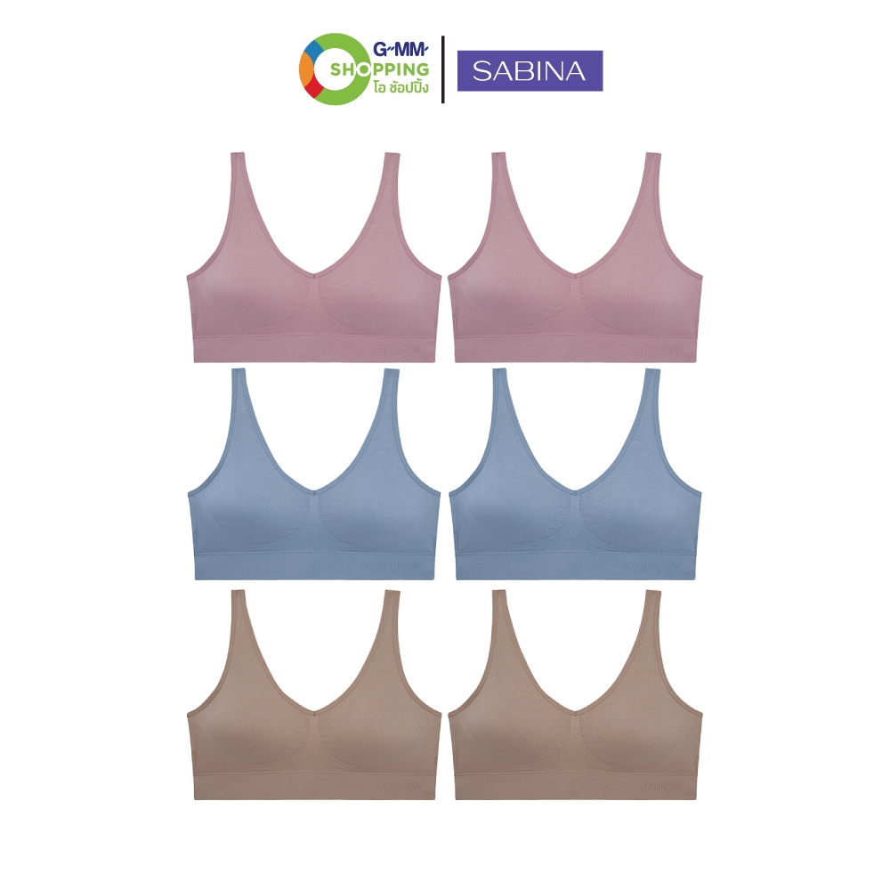 SABINA ซาบีน่า เเฮปปี้ บรา พรีเมี่ยม พาเลท ตะขอ (เซต 6 ตัว) #202467