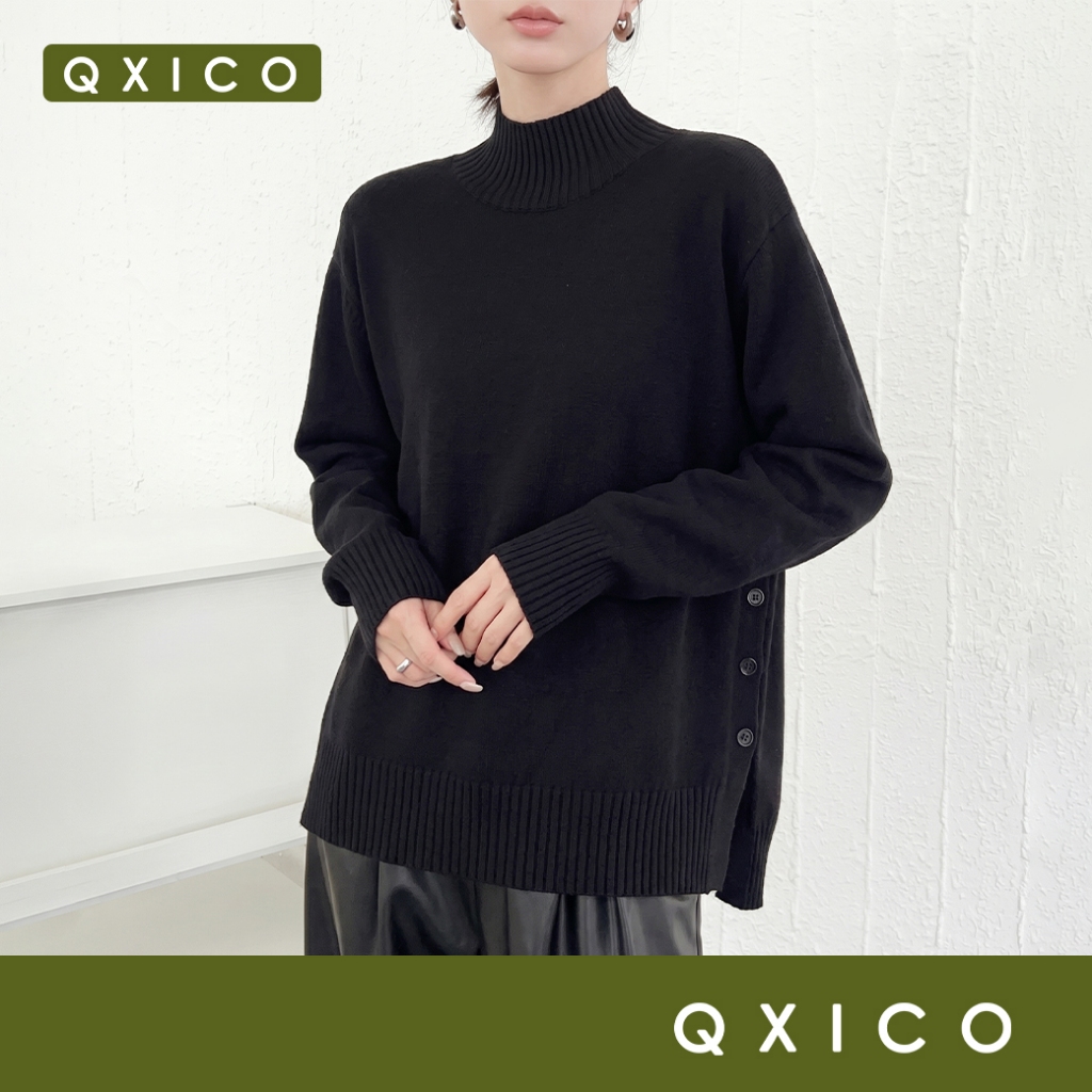 Qxico รุ่น CS233 เสื้อสเวตเตอร์ไหมพรมแขนยาว