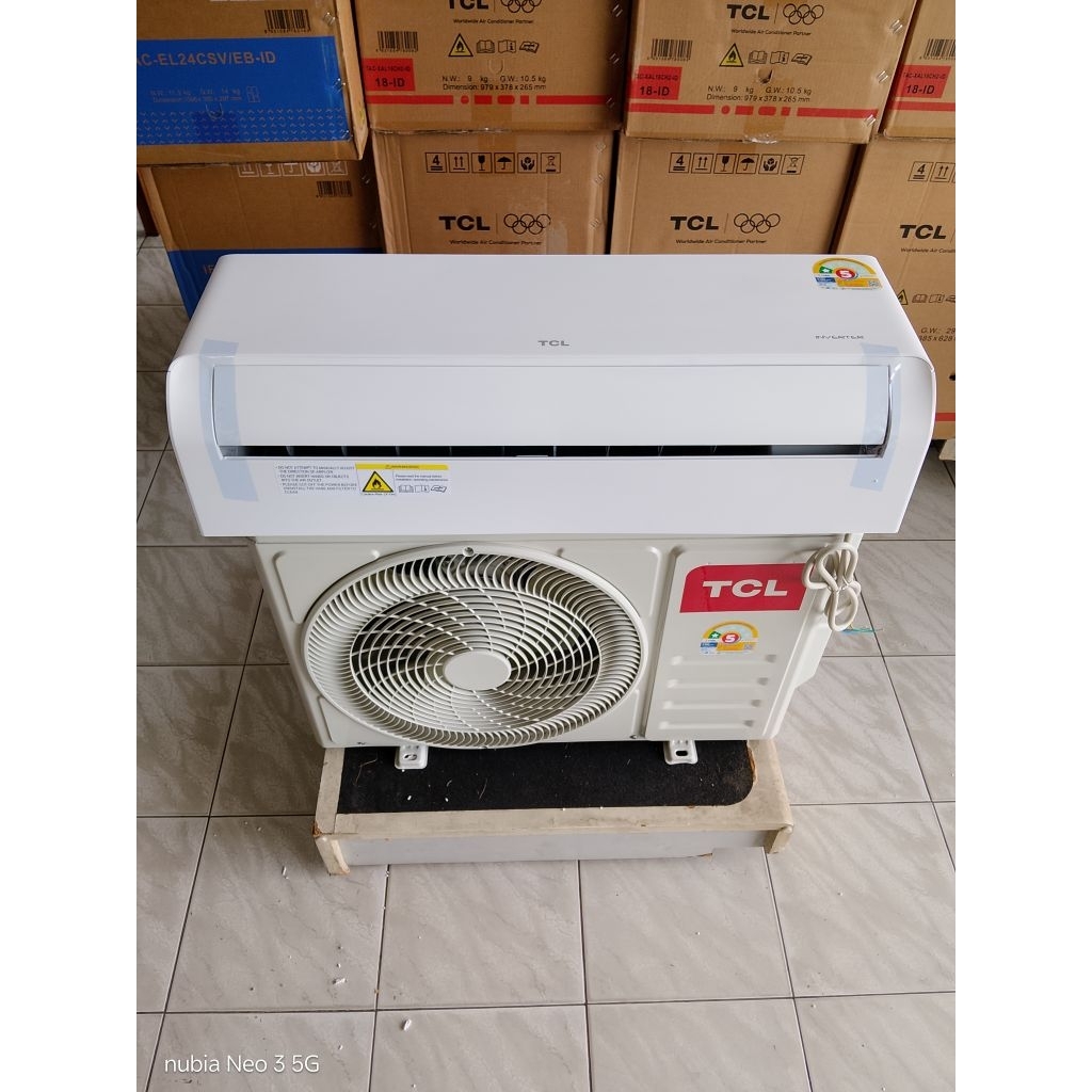 แอร์ Tcl 12000 btu ระบบ inverter ประหยัดไฟเบอร์ 5,1 1ดาว  ปี2026