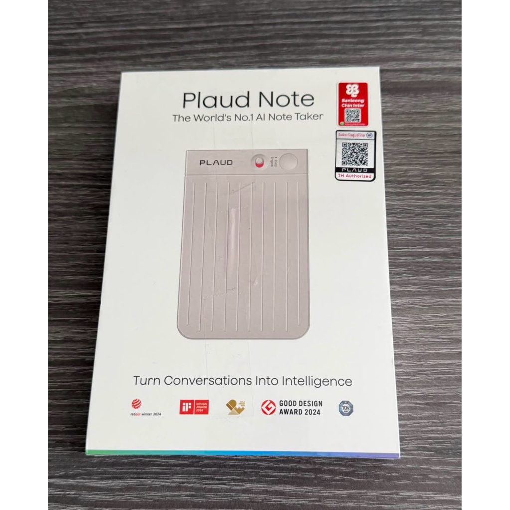 เครื่องบันทึกเสียง PLAUD NOTE AI คุณภาพสูง พร้อมเคสแม่เหล็ก
