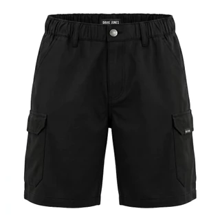 DAVIE JONES [BE FEARLESS] กางเกงคาร์โก้ขาสั้นผู้ชาย Relax Fit Cargo Shorts สีเขียว กรม ดำ SH0015