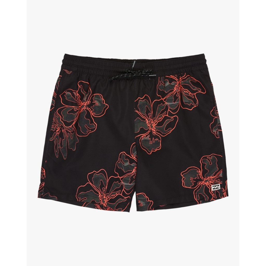 BILLABONG กางเกงว่ายน้ำ & เซิร์ฟผูู้ชาย Mens Sundays Layback Swim Shorts (BLK3) 261 EBYJV00158-BLK3