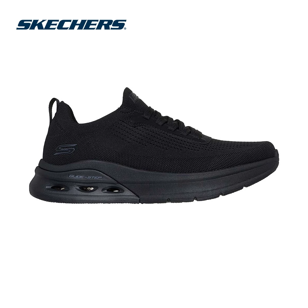Skechers สเก็ตเชอร์ส รองเท้าลำลองผู้ชาย Men BOBS Sport Arc Waves 2.0 Casual Shoes - 118344-BBK Memory Foam (latest)