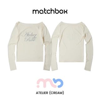 MATCHBOX เสื้อแขนยาวปาดไหล่ Off-Shoulder Long Sleeve Top