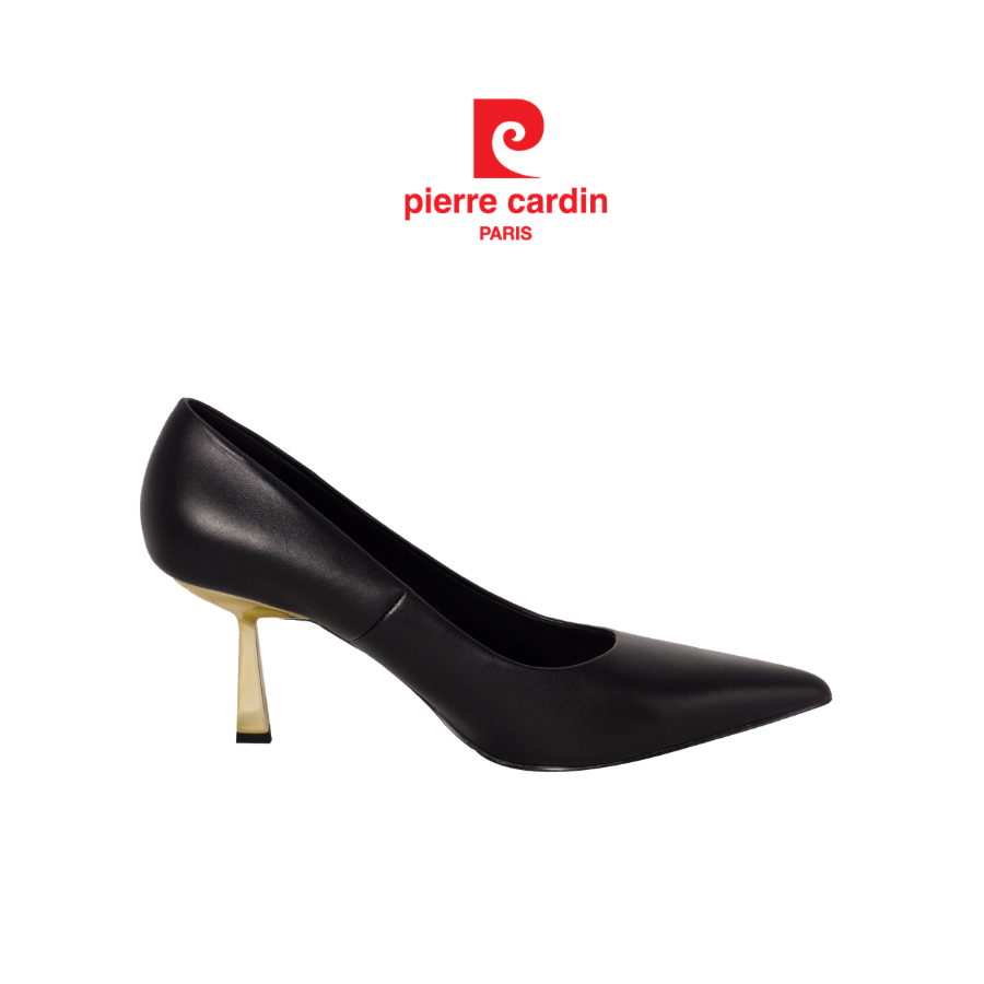 รองเท้าส้นสูงผู้หญิง Pierre Cardin หนังวัวแท้ ส้นสูง 6 ซม. พื้นกันลื่น - 239