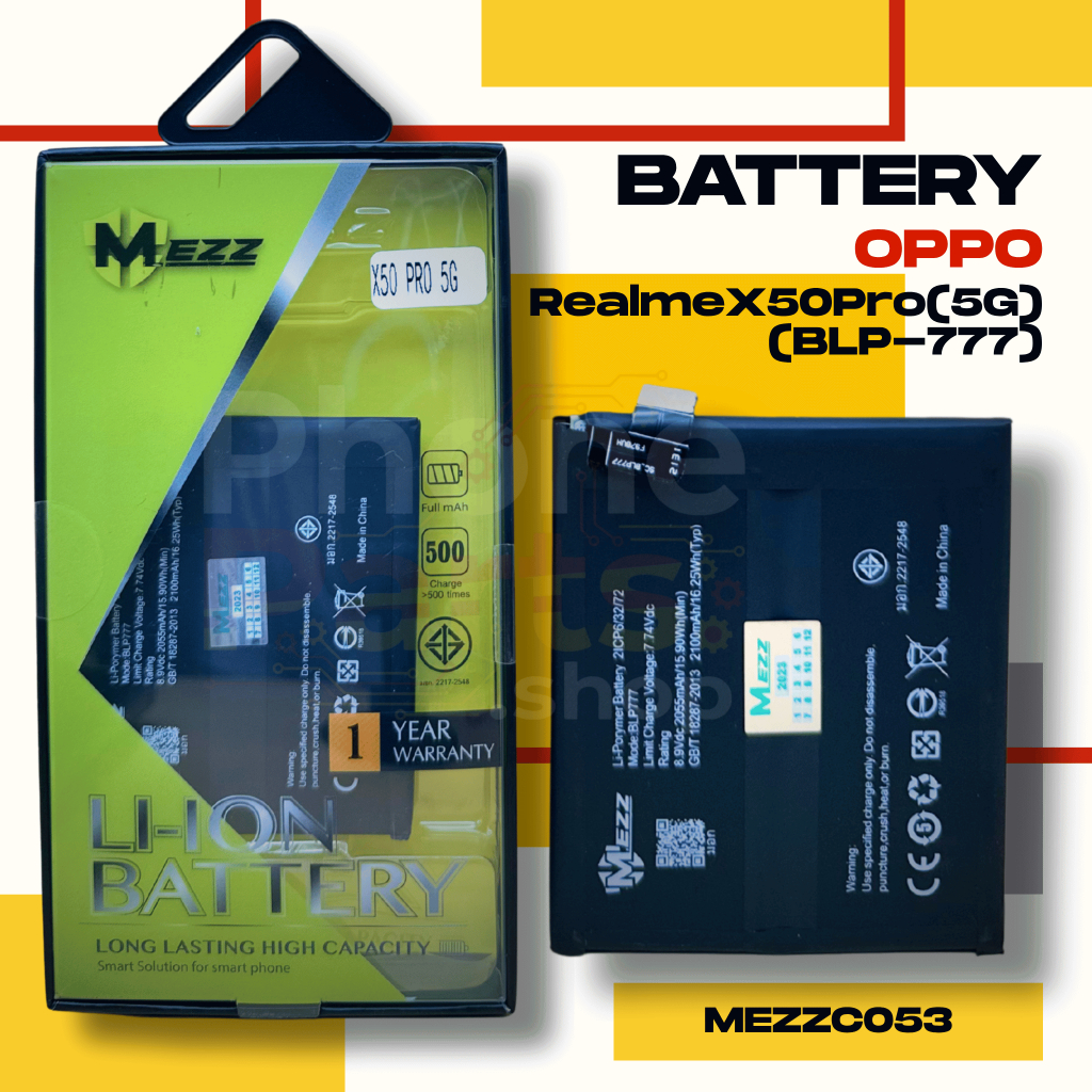 แบตเตอรี่ Battery OPPO RealmeX50Pro(5G) (BLP-777)