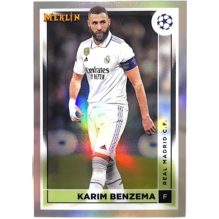 การ์ดฟุตบอลจากทีมเรอัลมาดริด Real Madrid จากกล่อง Topps Merlin 2022-23 ของแท้ 100%