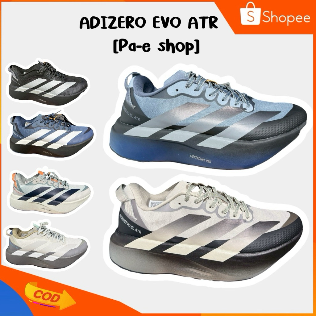 🛒💥มาใหม่ ADI EVO ATR  [รุ่นนี้ต้อง +เพิ่ม1ไซส์] รองเท้าวิ่ง น้ำหนักเบา  [สินค้าพร้อมกล่อง)