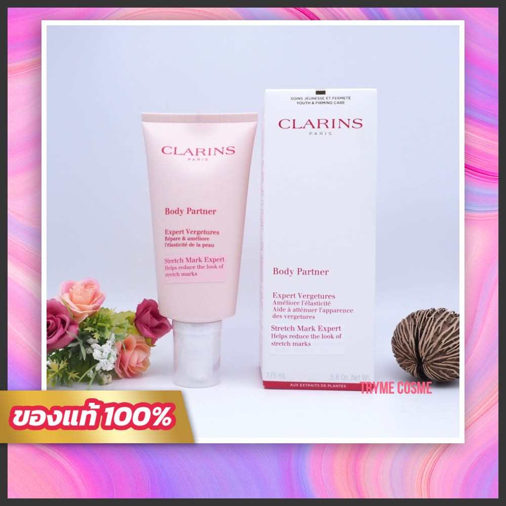 ฉลากไทย Clarins Body Partner Stretchmark Expert 175ml.