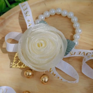 ข้อมืองานแต่ง สีชมพู สีเบจ ส่งไวจากไทย ส่งด่วน