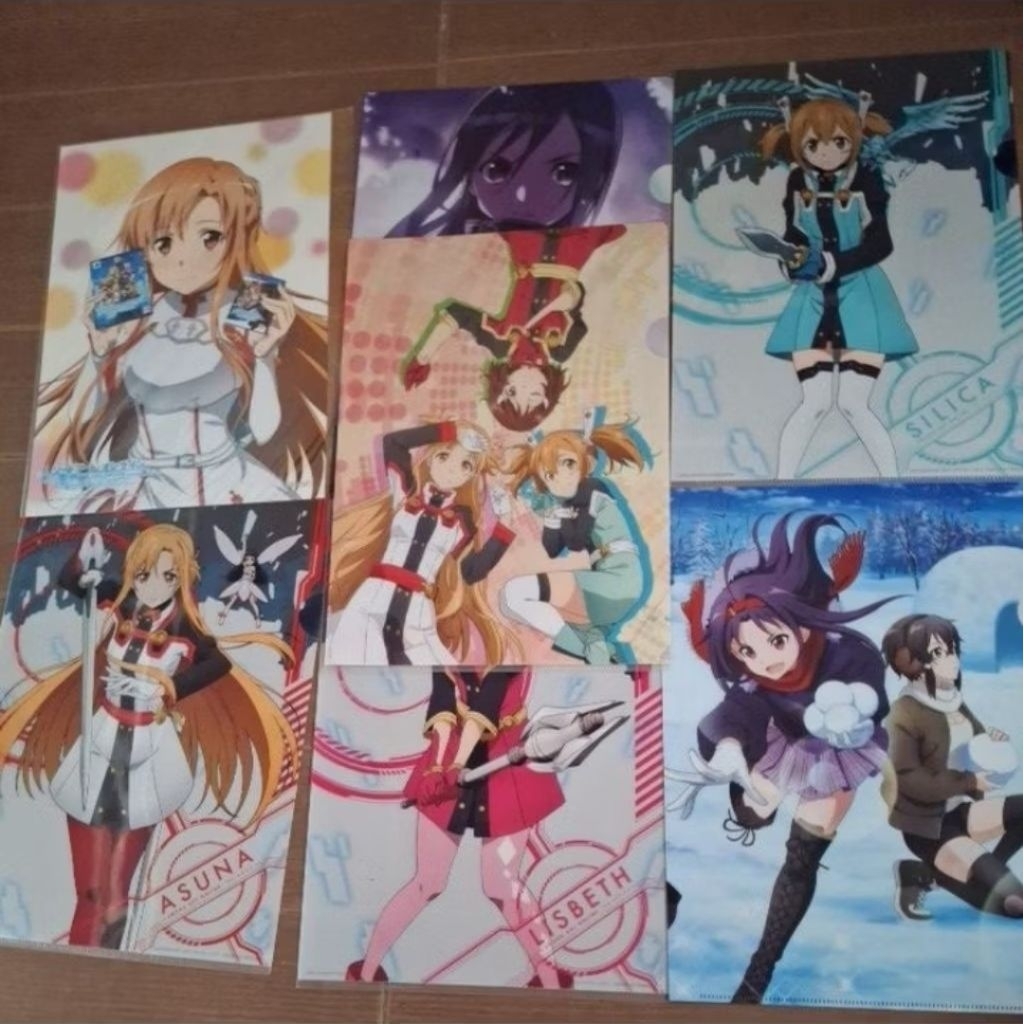 แฟ้ม sword art online จำนวน 7 ชิ้น