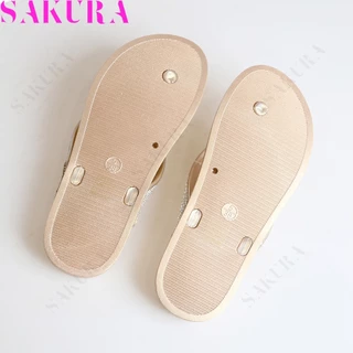 Sakura Shoes Sandals Flip Flops รุ่นอุ้งเท้าแมว กันลื่นใช้ในบ้าน พื้นนุ่ม กันกระแทก รองเท้าแตะไซส์ใหญ่36-41