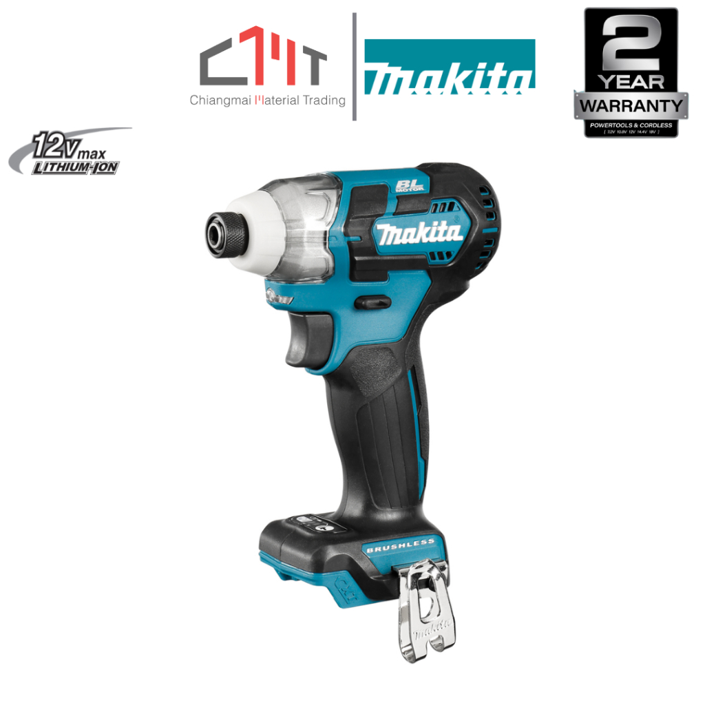 MAKITA สว่านไขควงกระแทก 12V MAX ขนาด 1/4" 135Nm. No.TD111DZ