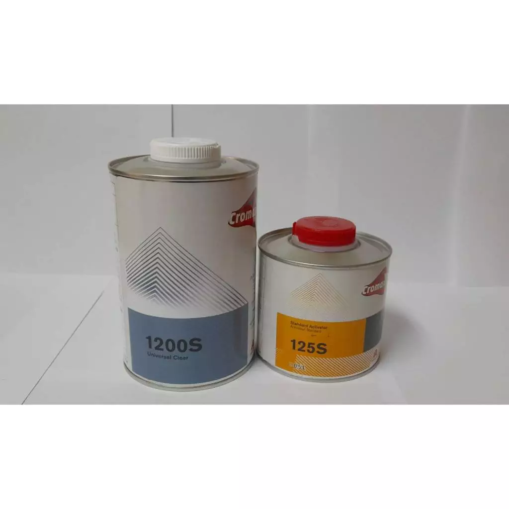 (ของแท้) CROMAX แลกเกอร์เคลือบเงารถ 2k 1200s สูตร 2:1 พร้อมน้ำยา 125s ขนาดไซส์เล็ก thumbnail 5