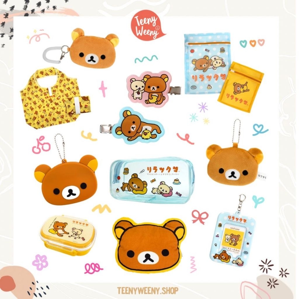 กิ๊บ / พวงกุญแจริลัคคุมะ Rillakuma Keychain / Hair Clips