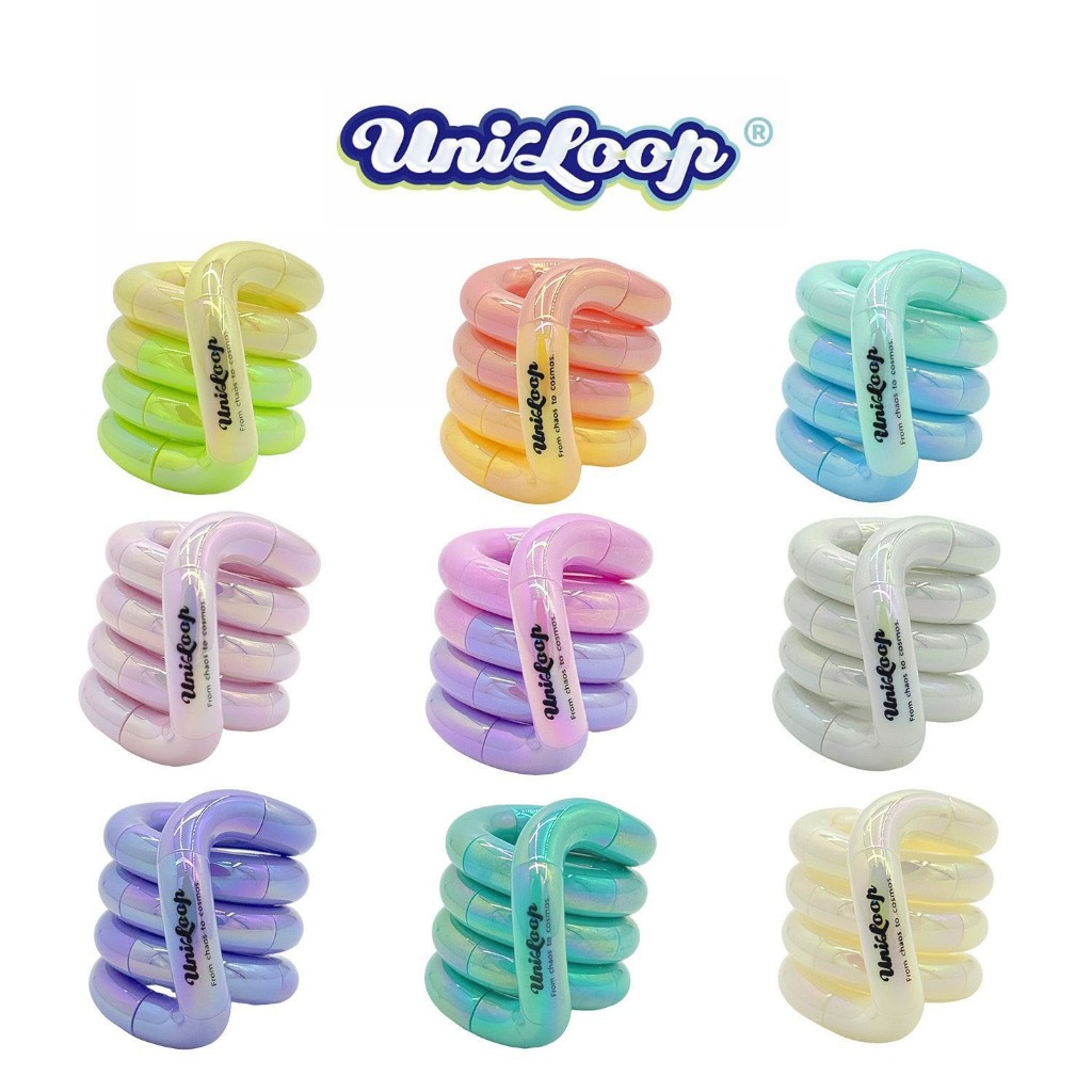 ของแท้พร้อมสต็อก Uniloop Tangle ของเล่นฝึกสมาธิ คลายเครียดลดกดดันนิ้ว บิดมีเสียง เหมาะผู้ใหญ่ เด็ก ผู้ป่วย ADHD