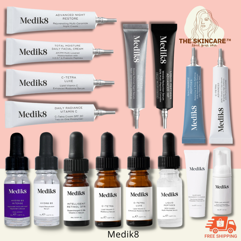 ⚡แท้💯 ส่งไว⚡ TheSkincare.TH | Medik8 Retinol / Hydr8 B5 / C-Tetra / Liquid Peptides / Vitamin A