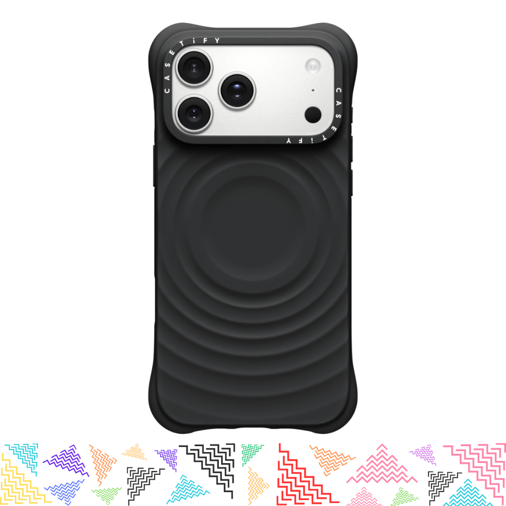 CASETiFY | Ripple Case - Black [Ripple] For iPhone แท้