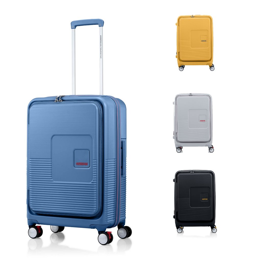 AMERICAN TOURISTER กระเป๋าเดินทางล้อลากขยายได้ (24นิ้ว) รุ่น CUBECRAFT SPINNER 67/24 EXP TSA BO