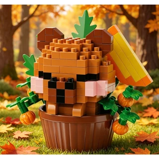 SR NEW เลโก้ตัวต่อการ์ตูนดอกไม้ Mini Block น่ารักมาก ของสะสมสุดฮิต DIY